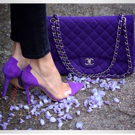 chanel lilac shoes.